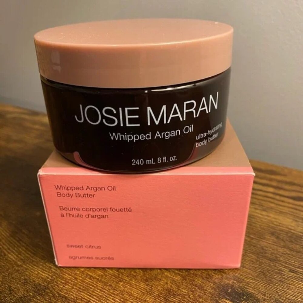 Josie Maran Whipped Argan Oil Body Butter - Sweet Citrus - NIB - 8 fl. oz.